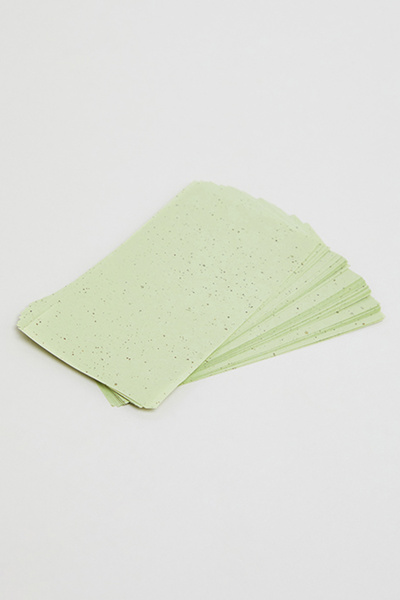 R&B ورق امتصاص الزيوت للوجه للنساء باللون الأخضر