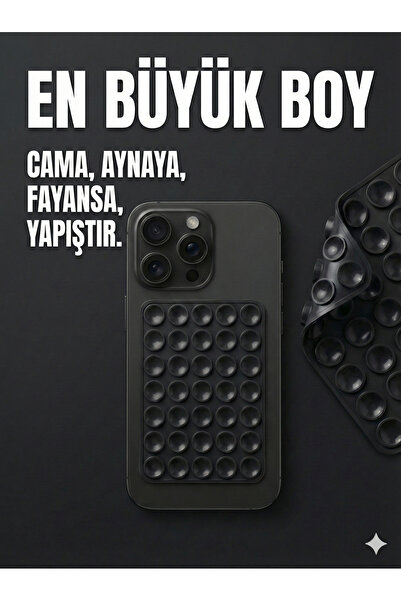 Case collection Büyük Telefon Tutucu Çift Taraflı Vantuz Ultra Kuvvetli Araç ...