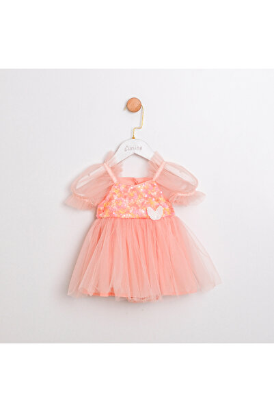 Coolimino Sequined Tulle Baby Romper Jumpsuit with Butterfly Accessories