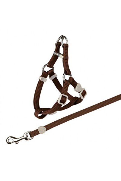 Trixie Set ham și lesă 26-37 cm/10 mm, 1,20 m pentru pisici