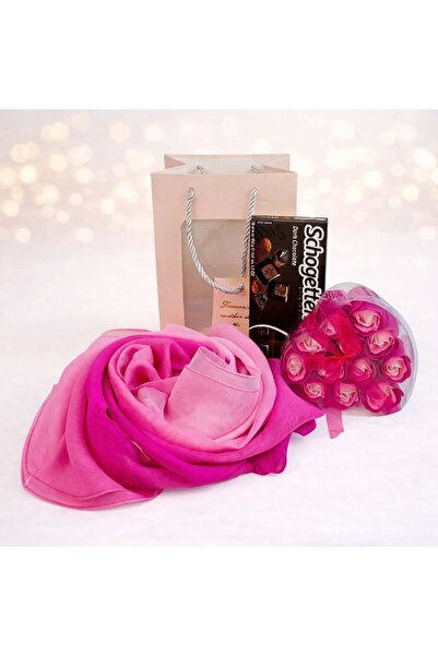 velve Δώρο ForYou, γυναικείο μαντήλι, σοκολάτα, κουτί σε σχήμα καρδιάς με 12 ...