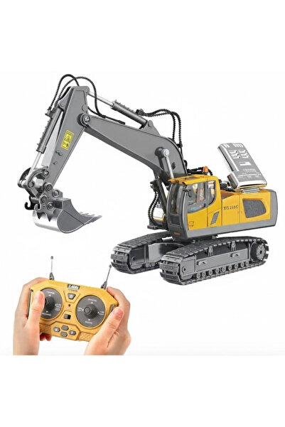 TOY LAND 2.4GHz RC Excavator Toy – 11 Channel Remote Control Engineering Vehi...