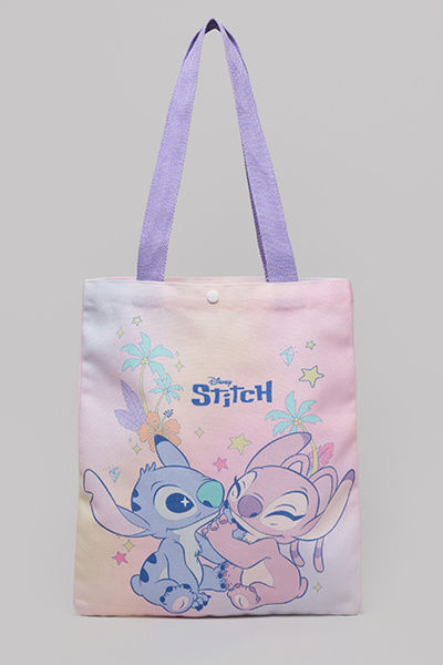 R&B حقيبة تسوق للبنات مزينة بتطريزات وملاك متعددة الألوان