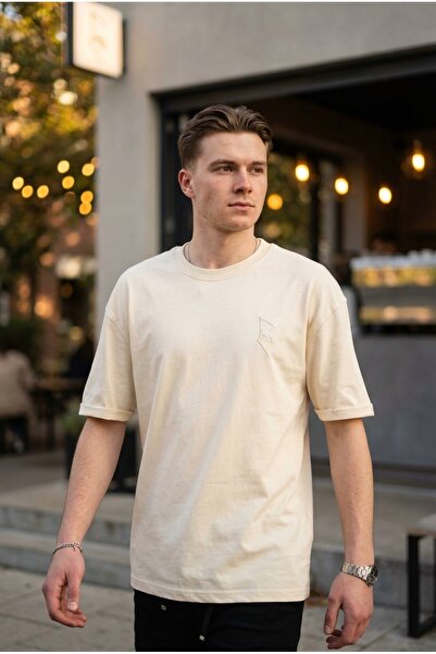 bombe Men's Printed Semi-Oversize T-Shirt