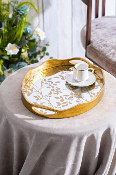 ACAR ARLO AYNALI OVAL KÜÇÜK TEPSİ 37x30CM