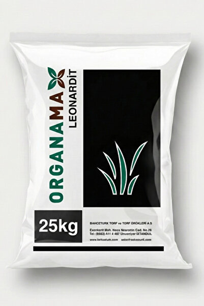 Organamax Leonardit %100 Organik Toprak Düzenleyici 25 KG (Yüksek Hümik + Ful...