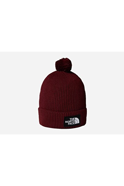 THE NORTH FACE TNF LOGO BOX POM BEANIE