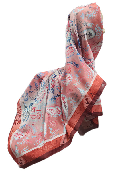 GOLD ŞAL Retro Etnik Desen Şal