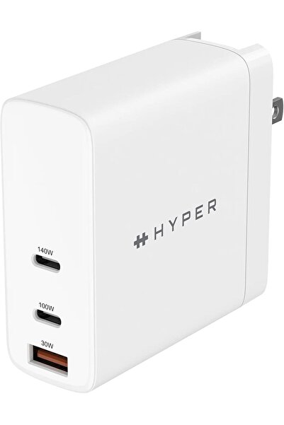 Hyper شاحن Juice بقوة 140 واط بتقنية PD 3.1 ومنفذ USB من النوع C