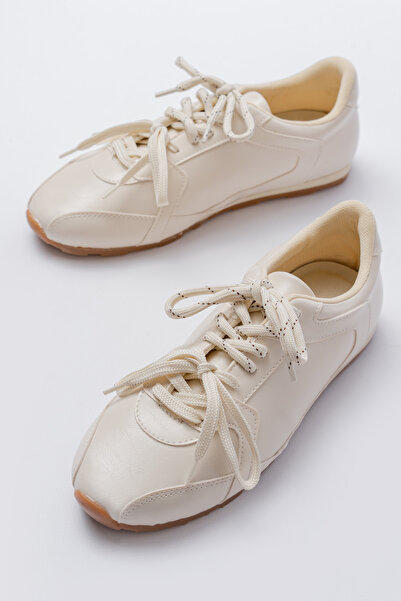 SEEM Perry Double Lace-up Pantofi sport de damă bej - Pantofi sport