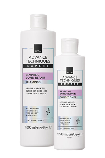 AVON Advance Techniques Expert Saç Bağlarını Güçlendiren Şampuan ve Saç Kremi...