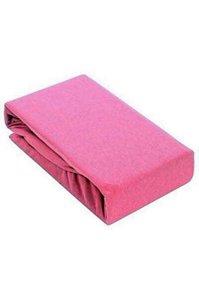 OEM Fitted Bed Cover Set with 2 Pillowcases, Cotton, 180x200, Pink