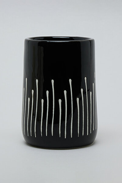 R&B Unisex Black Printed Tumbler