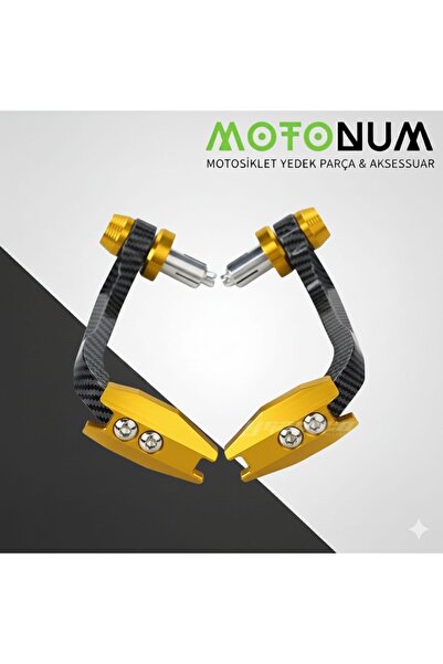 Motonum Honda Msx 125 Manet Koruma Karbon Desenli-Sarı Detaylı-Mkm05965