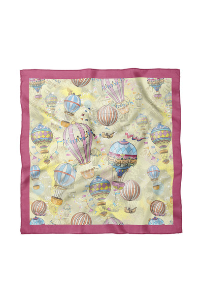 Sultan İpek وشاح/باندانا بنقشة البالونات 50x50 سم