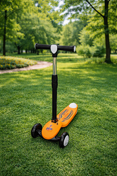 Rollino Pro Işıklı ve Katlanabilir 3 Tekerlekli Çocuk Scooter 3+YAŞ 50KĞ Kapa...