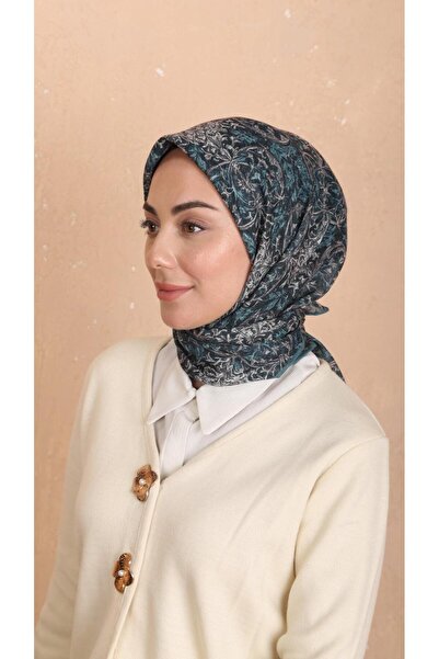 locella Soft Pamuk Eşarp Zümrüt