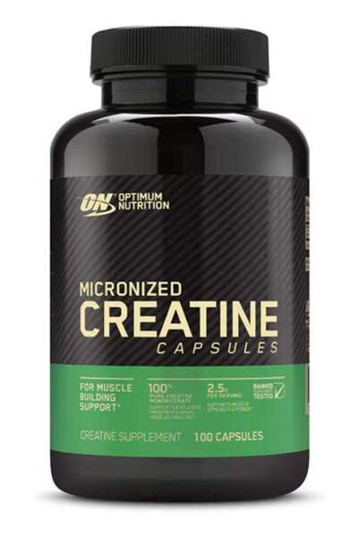 Optimum Nutrition Micronized Creatine Capsules -- 100 Capsules