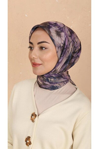 locella Soft Pamuk Eşarp Mor