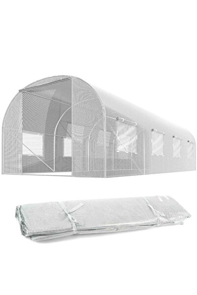 Other Folie pentru tunel de grădină 2,5x4m (10m2) albă Plonos