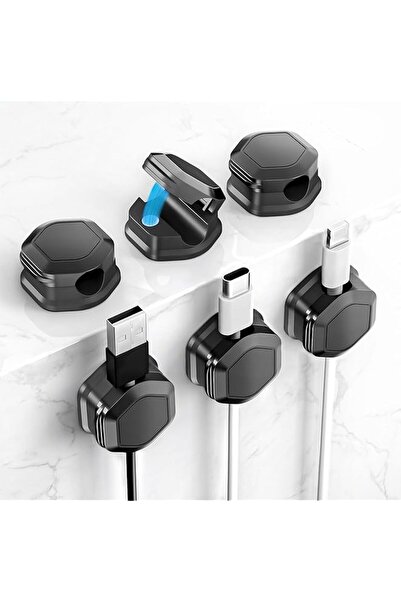The Bros Self-Adhesive Cord Holder, Magnetic Cord Organizer Holder, Smooth Ad...