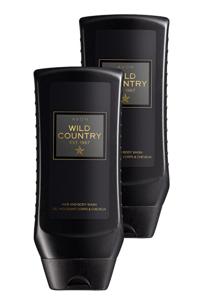 AVON Wild Country Hair and Body Shampoo for Men 250 Ml. Double Pack