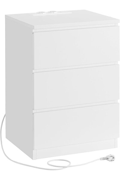 Talis Κομοδίνο, Talis, Λευκό, LET631W14V1, 35 x 40 x 59 cm