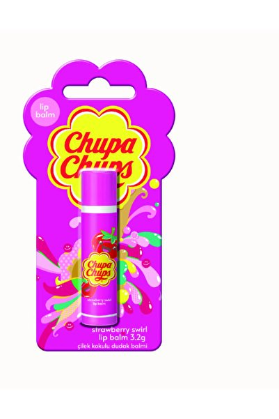 Chupa Chups Çilek Aromalı Tekli Dudak Balm - 3.2 Gr
