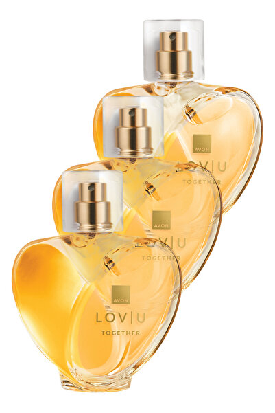 AVON Lov U Together Kadın Parfüm Edp 50 Ml. Üçlü Paket