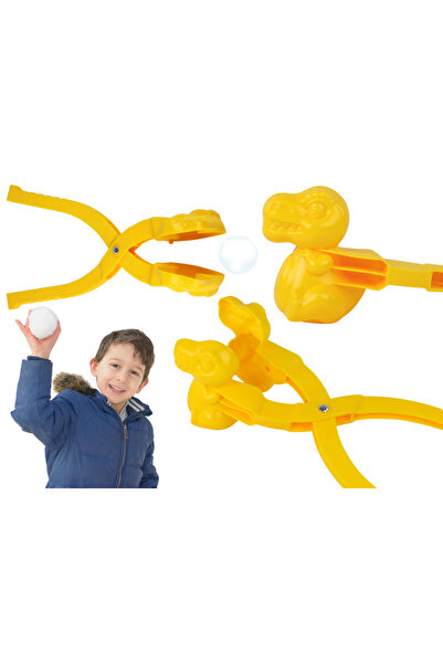 Three top online Mașină de zăpadă cu bulgări de zăpadă, dinozaur galben