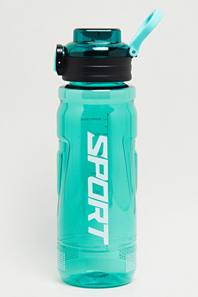 R&B Unisex Green Printed Sipper Water Bottle, 1000Ml