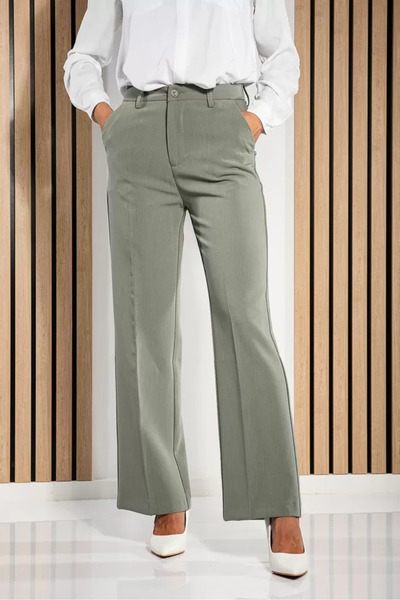 Zaira Alda Women's Casual Pants Green #A1200 - 46