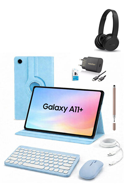 Samsung Galaxy Tab A11 Plus 11'' 6GB 128GB TABLET+KILIF+KLAVYE+MOUSE+ŞARJ BAŞ...