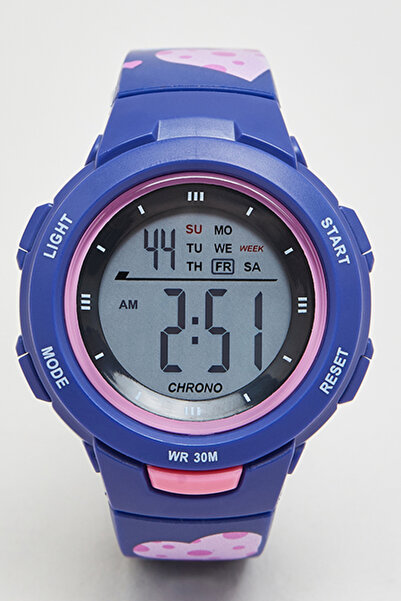 R&B Girl's Dark blue Printed Digital Watch