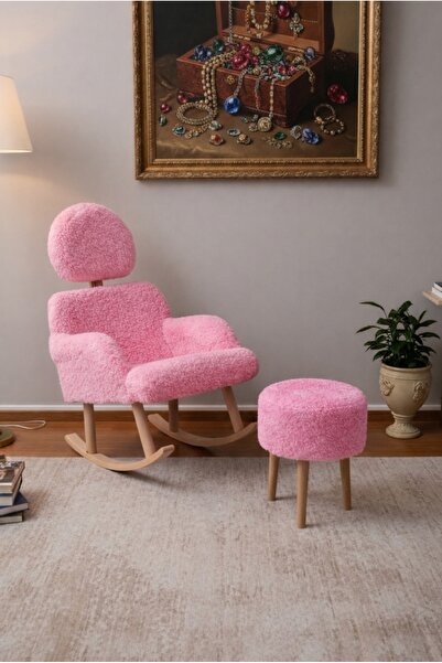 BEYLERBEYİ Sallanan koltuk ve puf, Başı ayarlanabilir TV koltuğu ve puf