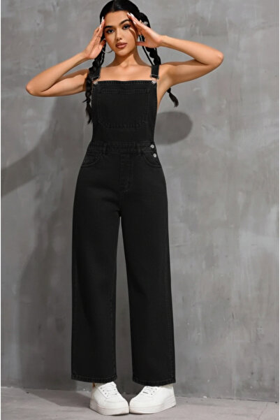 KENE JEANS Bol Paça Bahçivan Cotton Overalls