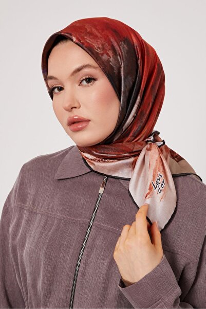 Levidor Batik Color Transition Pattern Sparkling Crystal Scarf