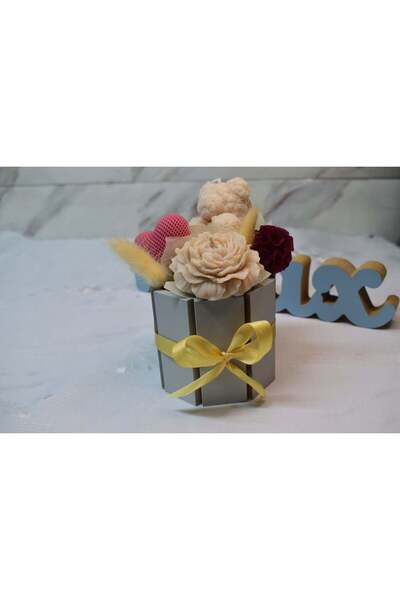 Luxora Decorative set – round box with flower