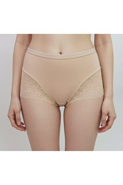 VALUE Chiloți de damă din bumbac cu talie înaltă și dantelă