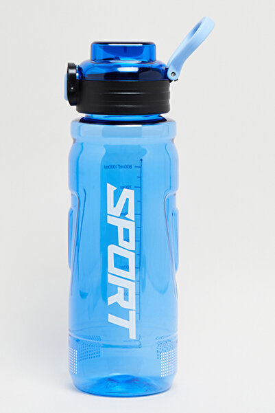 R&B Unisex Blue Printed Sipper Water Bottle, 1000Ml