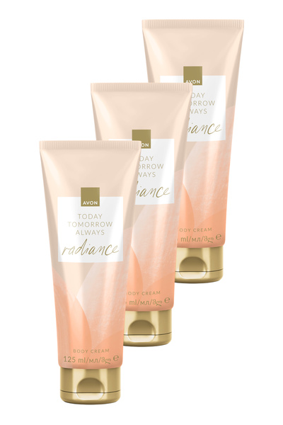 AVON TTA Radiance Vücut Kremi 125 Ml. Üçlü Paket
