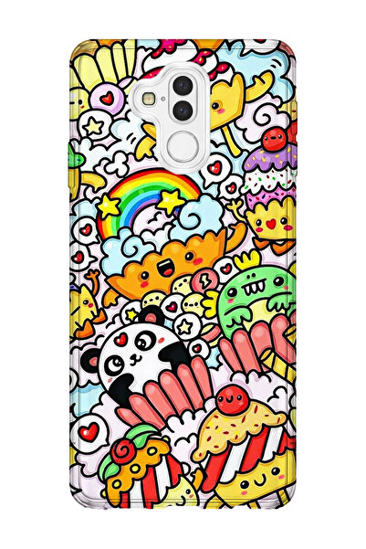 lelia حافظة هاتف شفافة مطبوعة متوافقة مع هاتف هواوي ميت 20 لايت |   مجموعة: س...