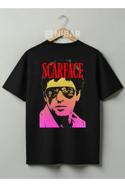 Grafftee Clothing تي شيرت للجنسين مطبوع عليه شخصية سكارفيس توني مونتانا مصنوع...