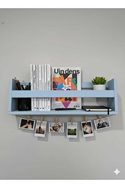 Marmara Raf Sistemleri Ahşap dekoratif çok amaçlı duvar rafı&kitaplık