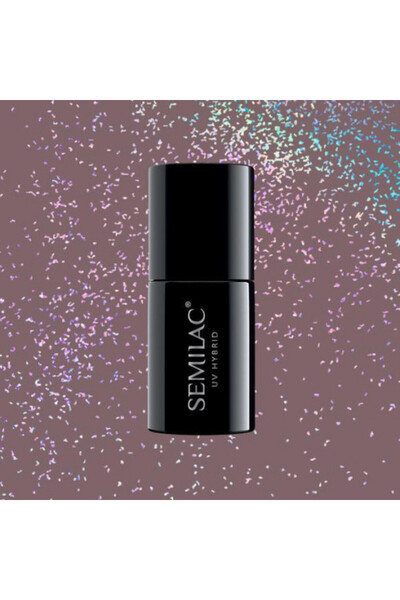 Semilac 322 Shimmer Dust Brown