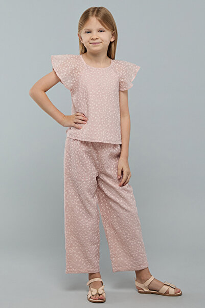 R&B Girl's Pink Printed Clothing Set