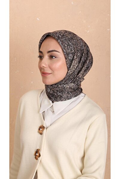 locella Soft Pamuk Eşarp Küllü Kahve