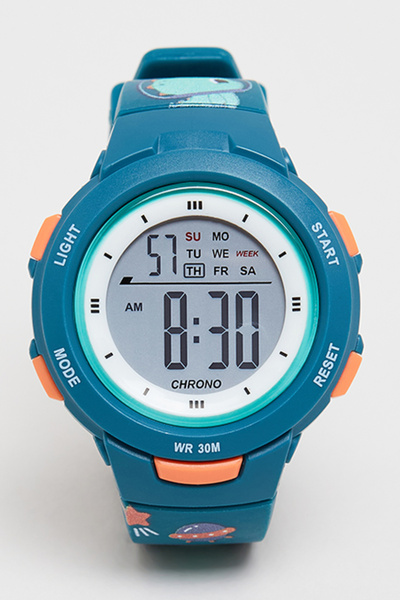 R&B Boy's Dark blue Round Dial Digital Watch