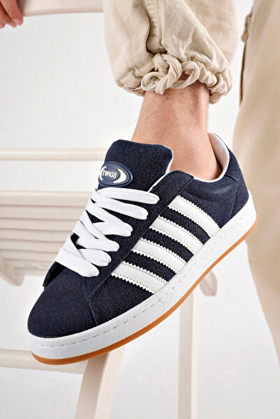 TWİGS Hakiki Deri Uniseks Dikişli Kauçuk Taban ortopedik İç Tabanlık Sneaker ...