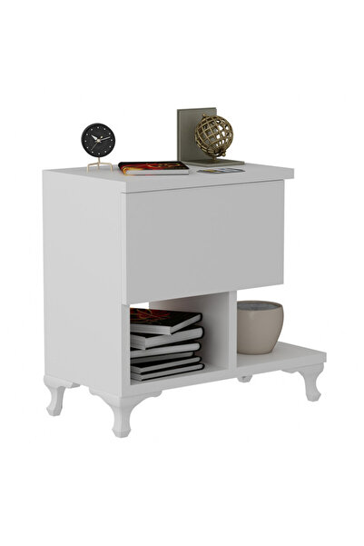 Talis Bedside table PWF-0409 White 47x33x47 cm